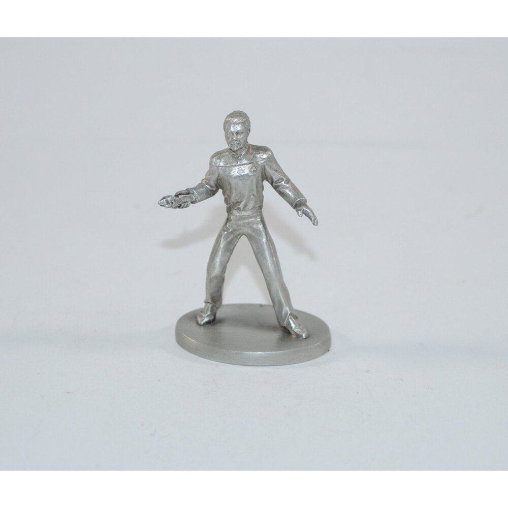 Star Trek Pewter Commander Riker 1993, Rawcliffe Pewter RF-1764, Star Trek